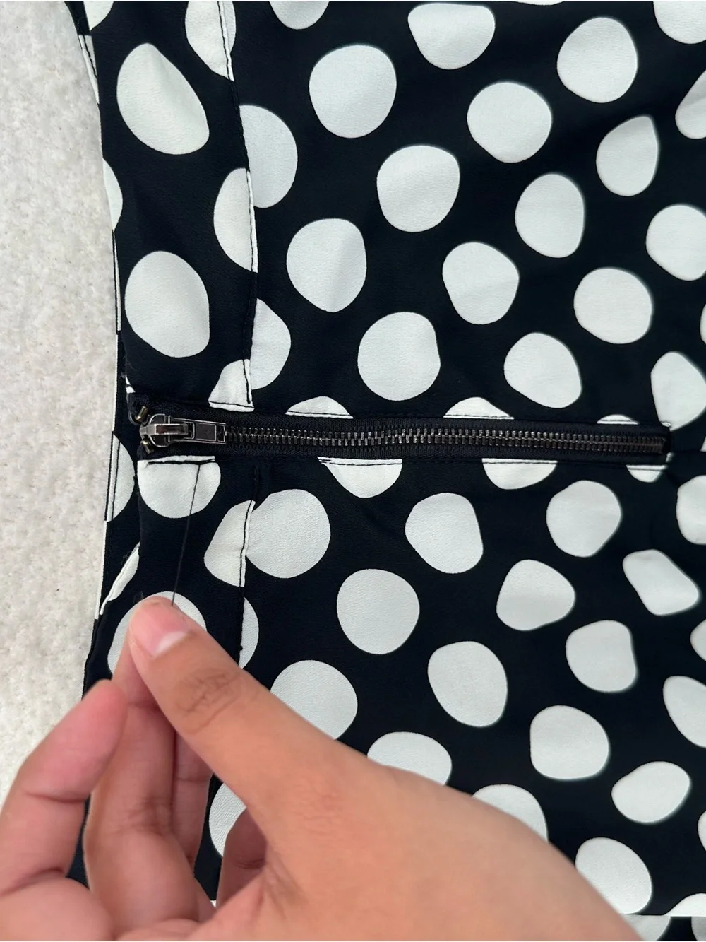 Polka Dot Twee Coquette Forever 21 Mini Skirt